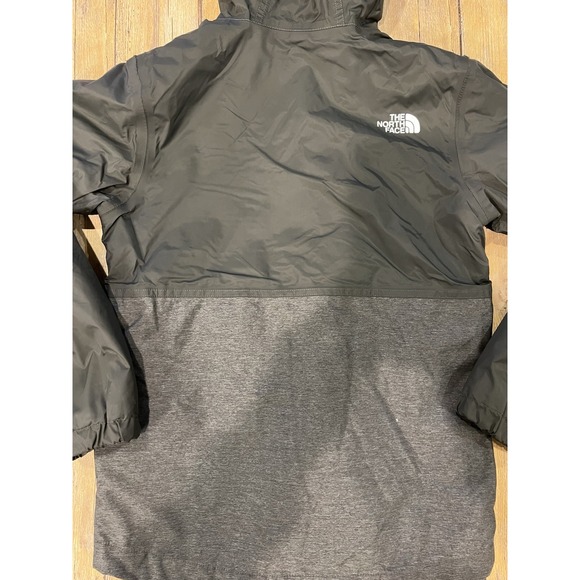 The North Face Boys Warm Storm Rain Jacket Black & Gray sz M 10/12 - Picture 13 of 14